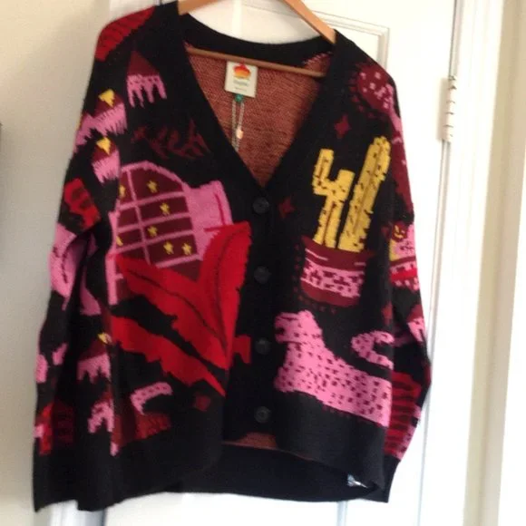 FARM Rio Multicolor Graphic Cardigan - Picture 10 of 15